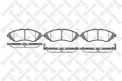 Комплект тормозных колодок STELLOX 656 002B-SX